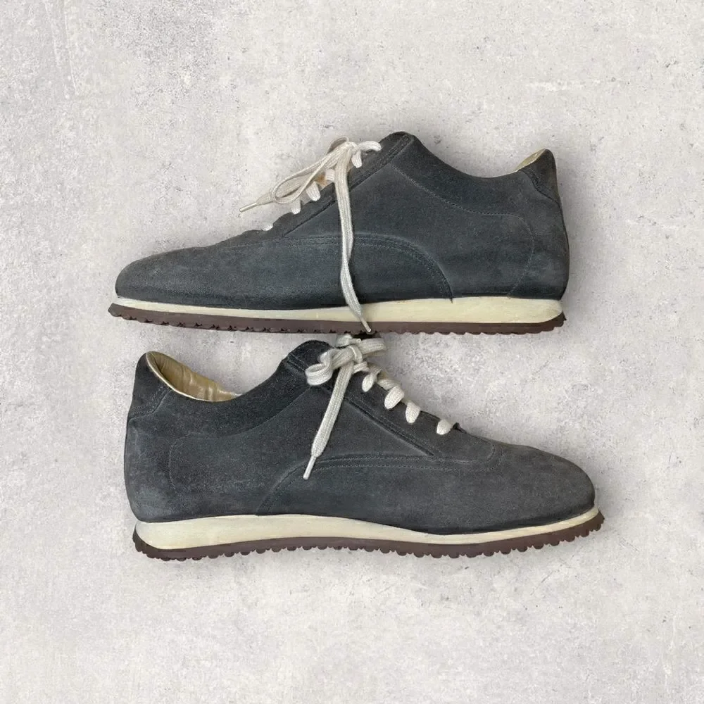 Santoni Club Suede Sneakers